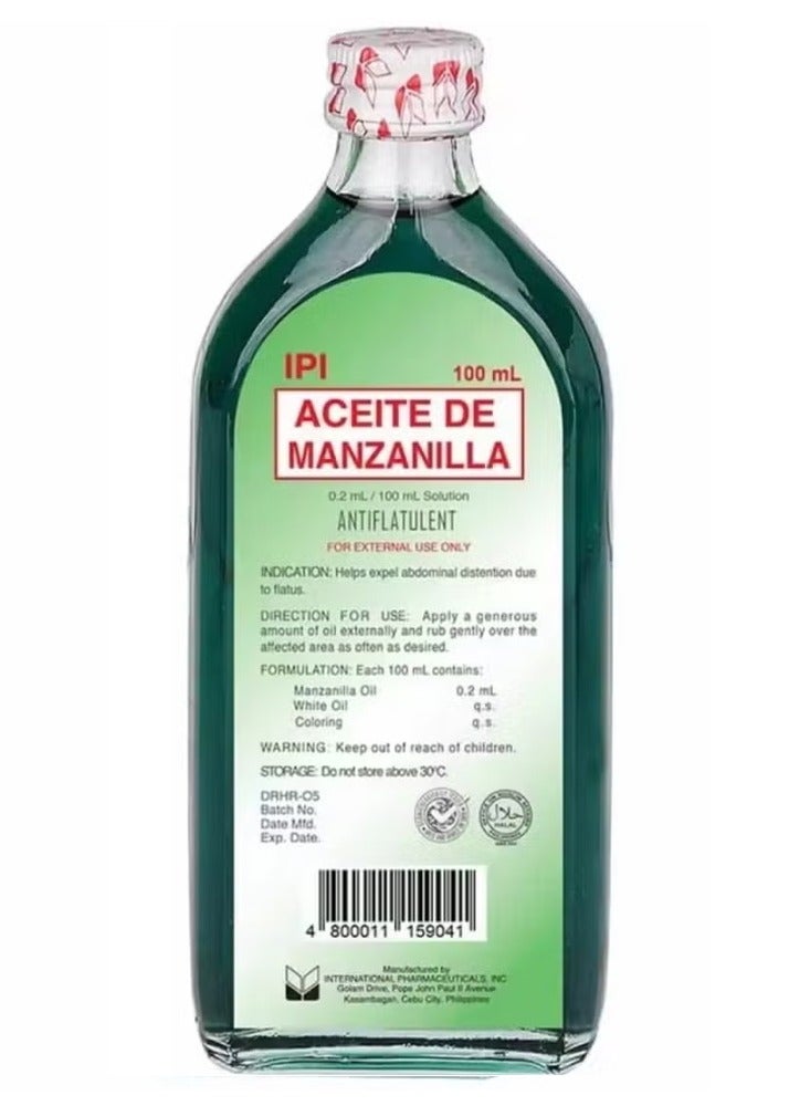 Aceite De Manzanilla Oil 100 ml